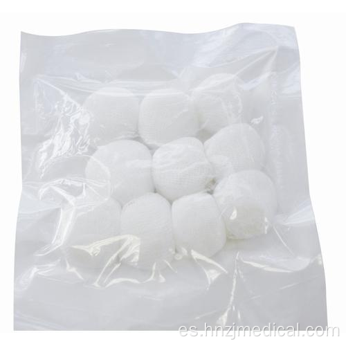 Bolas de algodón médicas desechables de color blanco